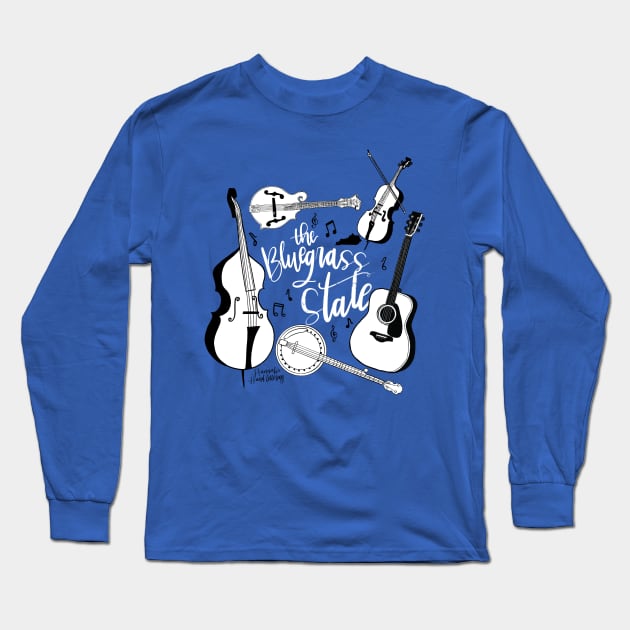 Bluegrass State Long Sleeve T-Shirt by Hannah’s Hand Lettering